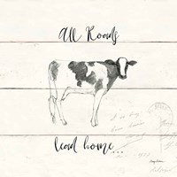 Life at Home III Shiplap Framed Print