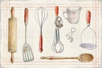 Floursack Kitchen IX Fine Art Print