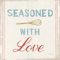 Floursack Kitchen VII Bold Framed Print