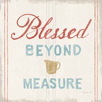 Floursack Kitchen VI Bold Framed Print