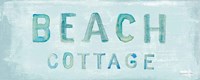 Beach Cottage Sign Fine Art Print
