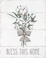 Blessed II Black Bow Fine Art Print