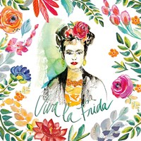 Fridas Flower Fancy I Fine Art Print