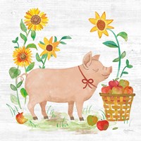 Farm Market IV Framed Print