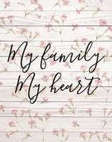 My Family - Floral 1 Fine Art Print