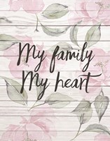 My Family - Floral 2 Fine Art Print