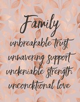 Family Unbreakable Trust - Pink Fine Art Print