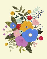 Primary Blooms II Fine Art Print