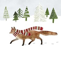 Woodland Christmas II Framed Print