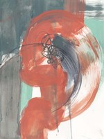 Juxtaposed Coral II Framed Print