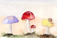 Faerie Mushrooms II Fine Art Print