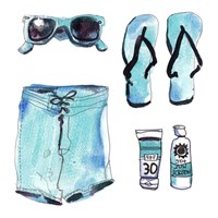 Beach Vibes IV Fine Art Print