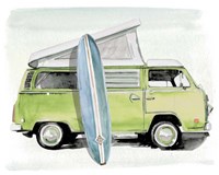Surf Wagon I Framed Print