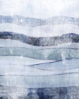 White Out in Blue I Fine Art Print