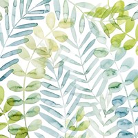 Dancing Palms II Fine Art Print