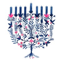 Boho Hanukkah I Fine Art Print