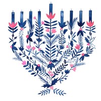 Boho Hanukkah II Fine Art Print