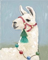 Painted Llama I Fine Art Print
