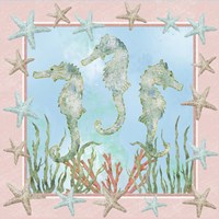 Coastal Life I Framed Print