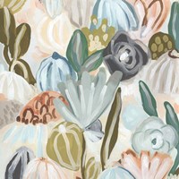 Parasol Garden II Framed Print