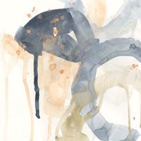 Liquid Blueprint I Framed Print