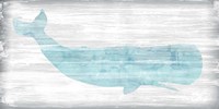 Weathered Whale I Framed Print