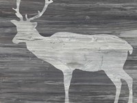 Vintage Plains Animals III Framed Print