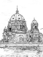 City in Black & White III Framed Print