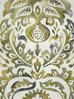 Verdant Damask I Fine Art Print