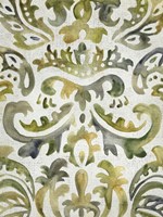 Verdant Damask III Fine Art Print
