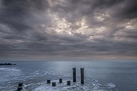 Beach Pilings, Cape May National Seashore, NJ Fine Art Print