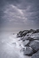 Stormy Shoreline, Cape May National Seashore, NJ Fine Art Print