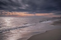 Sunset on Shore, Cape May National Seashore, NJ Fine Art Print