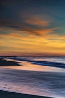 Sunrise On Winter Shoreline 1, Cape May National Seashore, NJ Fine Art Print