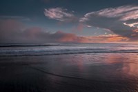 Sunset On Ocean Shore 3, Cape May National Seashore, NJ Fine Art Print