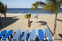 Stacked Beach Chairs, Monmouth Beach, NJ Fine Art Print