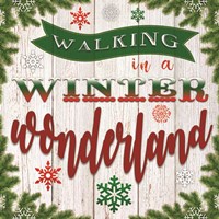 Walking in a Winter Wonderland Framed Print