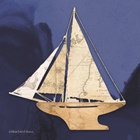 Sailboat Blue I Framed Print