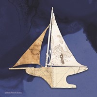 Sailboat Blue III Fine Art Print