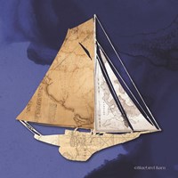 Sailboat Blue IV Fine Art Print