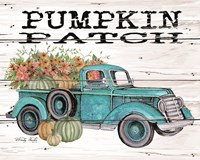Pumpkin Patch Truck Fine Art Print