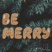 Gingerbread Be Merry Framed Print