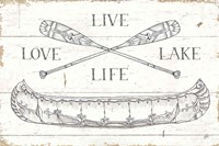 Lake Sketches III Fine Art Print