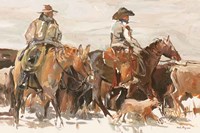 The Roundup Warm Fine Art Print