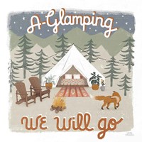 Gone Glamping III Framed Print