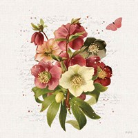 Vintage Petals V Fine Art Print