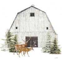 Wooded Holiday VI Fine Art Print
