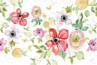 Spray of Anemones I Fine Art Print