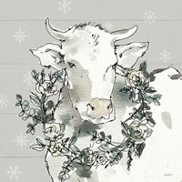 Modern Farmhouse XII Snowflakes Fine Art Print