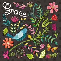 Budding Beauty IV Dark Fine Art Print